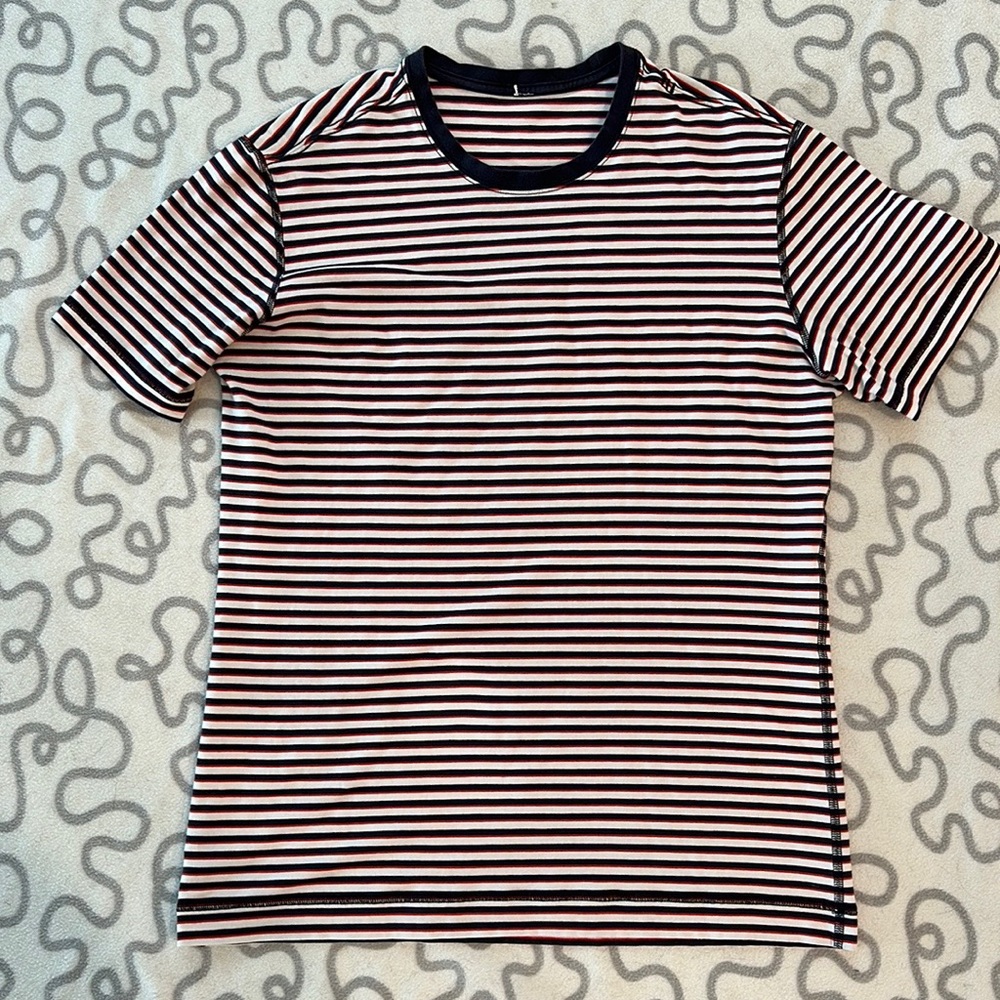 Lululemon Striped Short Sleeve Tee